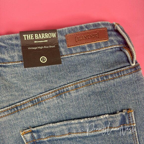 NWT BlankNYC The Barrow Higher Power Shorts In Blue - Picture 9 of 9